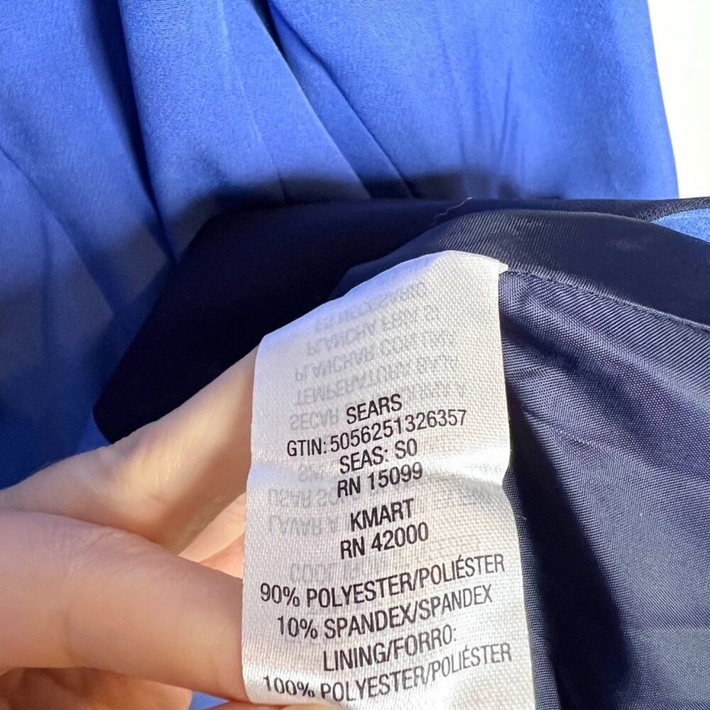 Nwt Simply Styled By Sears Blue Color Block Blaze… - image 7